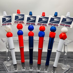 Beaded Pen: Postal Worker|Mail Carrier|USPS|UPS