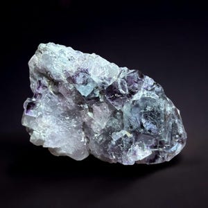 Bundle of 2 Gorgeous Phantom Blue Yindu Fluorites