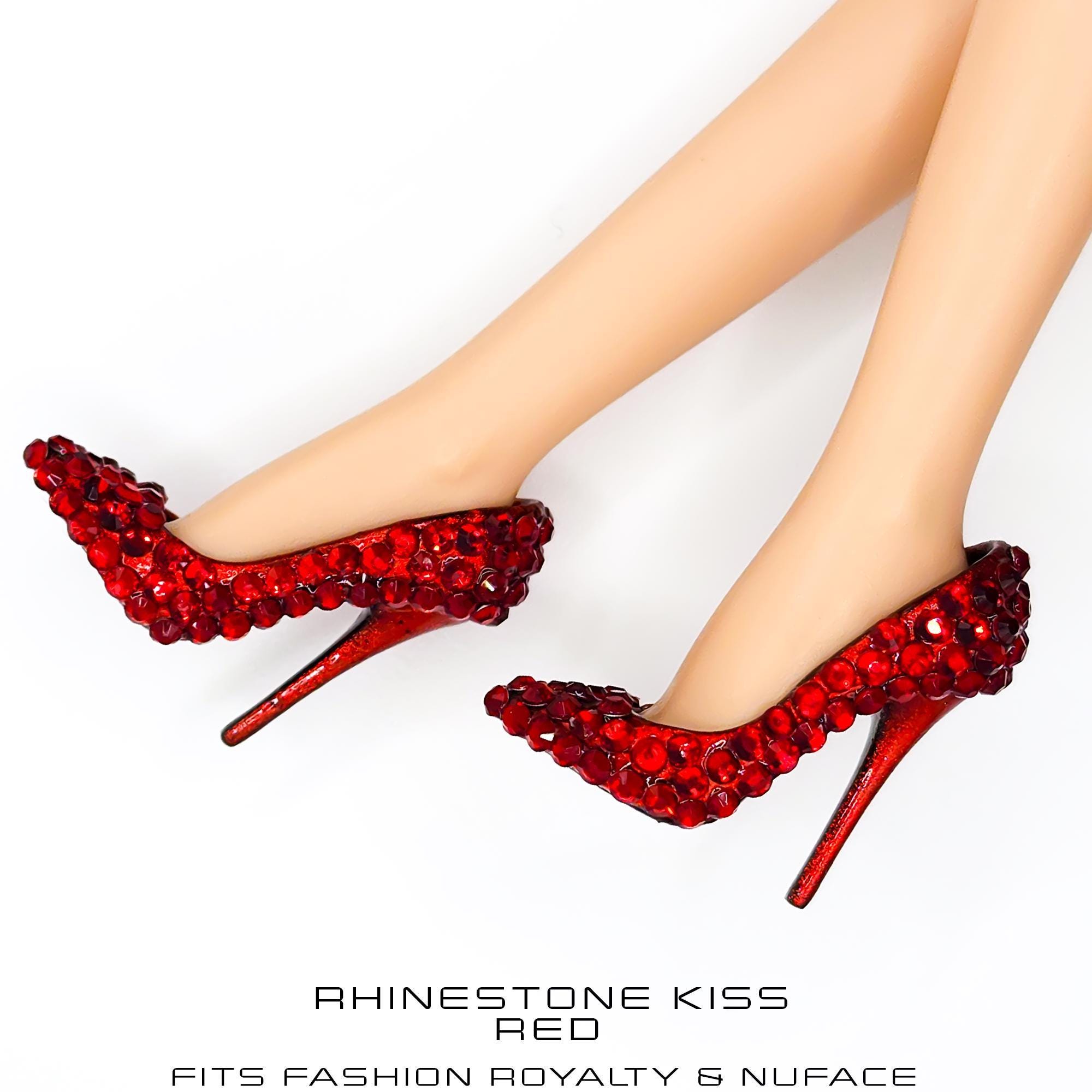 Red evening heels España