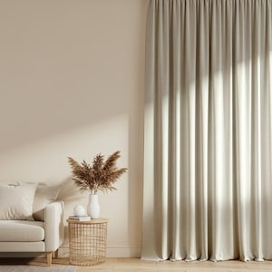 Blackout Velvet Curtain Panel for Bedroom, Living room, Velvet Black out Curtains for Nursery, Custom Size Room Darkening Velvet Drapery