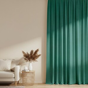Blackout Velvet Thick Curtain Panels for Living Room, 27 Colors, Bedroom Curtains, Custom Size Curtains, Velvet Curtains, Grommet, Hook/Ring
