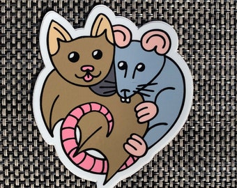 Rat Bat sticker