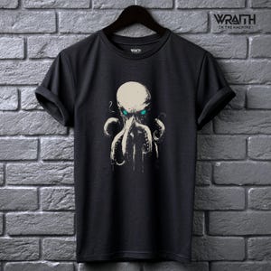 Cthulhu Awakens Tee // Eldritch Horror Shirt // Alt Clothing for Men // Cosmic Lovecraft Graphic