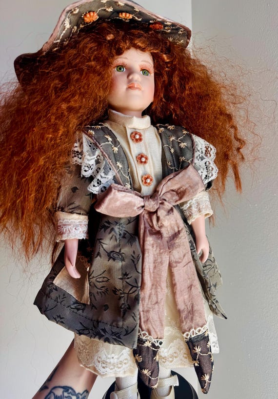 Vintage Porcelain Doll - Kristina Collection - Elisabeth Rose - Etsy