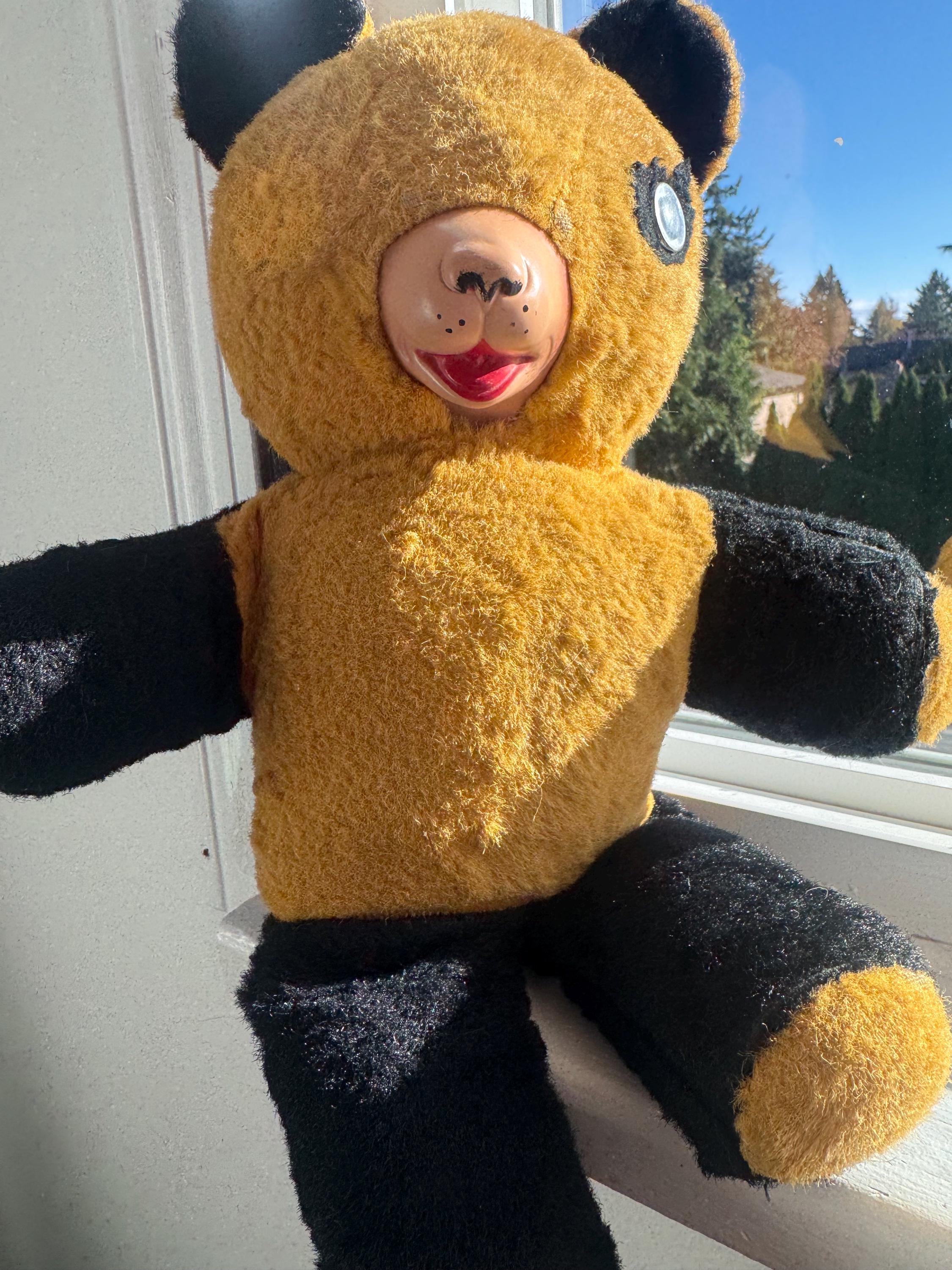 Vintage rubber face bear - Etsy 日本