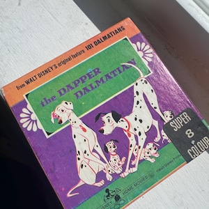 Vintage Walt Disney Film &#39;The Dapper Dalmatian &#39; Super 8mm Film Strip - 101 Dalmatians