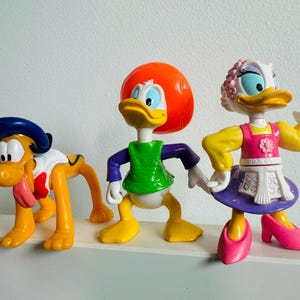 Zabawki Disney Happy Meal Vintage 1994 - Donald Daisy Pluto Mickey Epcot Adventure