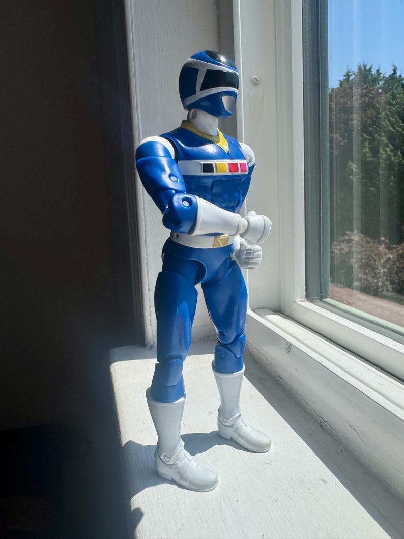 Blue Ranger Vintage Power Rangers Action Figure (no Accessories) - 6 ...
