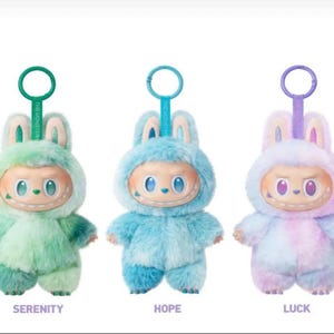 Charm Labubu Big Into Energy – Accessoire peluche Blind Box. Bon courage pour elle , ma fille .