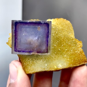 Purple Cubic Fluorite, Fluorite Mineral Specimen, Fine Mineral, Mineral Shop, High Quality Collectors, Crystal Fluorite, Specimen Collectors
