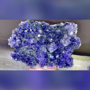Green Purple Transparent Cubic Fluorite, Fluorite Mineral Specimen, Fine Mineral, Mineral Shop, Crystal Fluorite, Specimen Collectors
