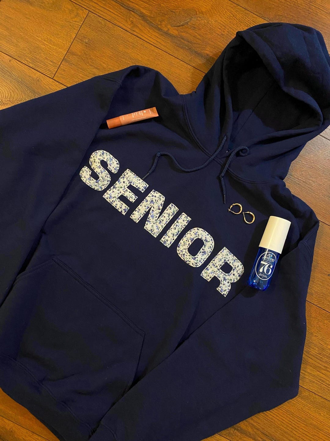 Custom Senior Patchwork Hoodie