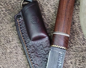 Viking Seax – Hand-Forged Compact Fixed Blade, Historically Inspired