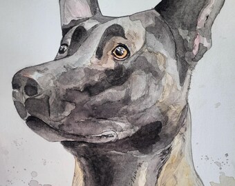 Commande d'aquarelle