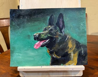 Commission de portraits d'animaux de compagnie pour peinture à l'huile