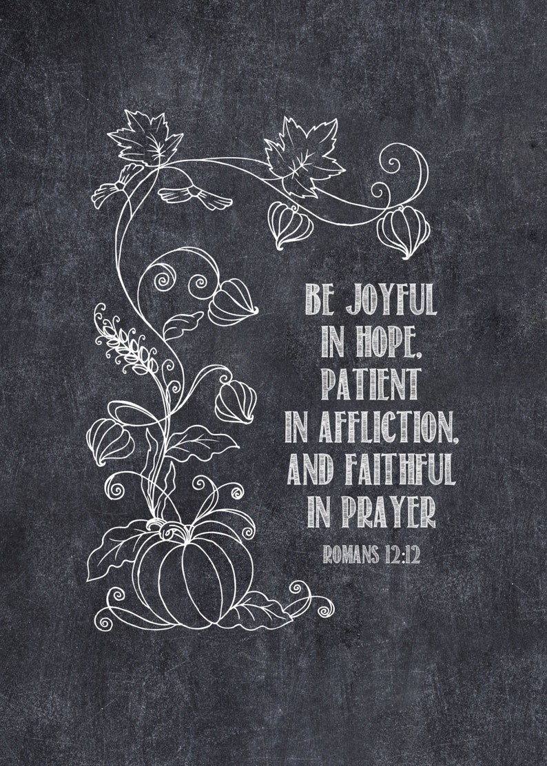 Printable Wall Art Chalkboard Printable Bible Verse Etsy