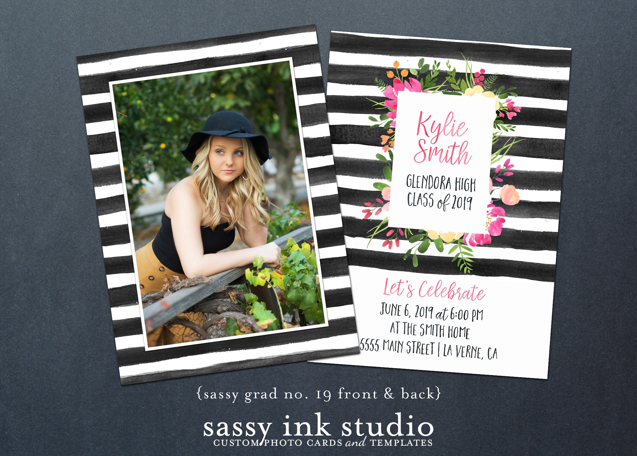 Senior Announcement Graduation Announcement Printable Grad | Etsy