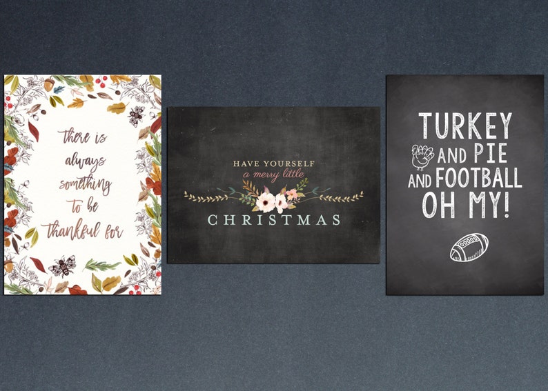 Printable Wall Art 5x7 Printables 12 Months of Printables Etsy