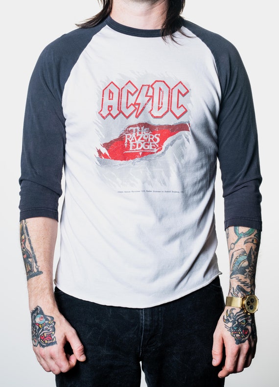 Vintage AC/DC Baseball Shirt