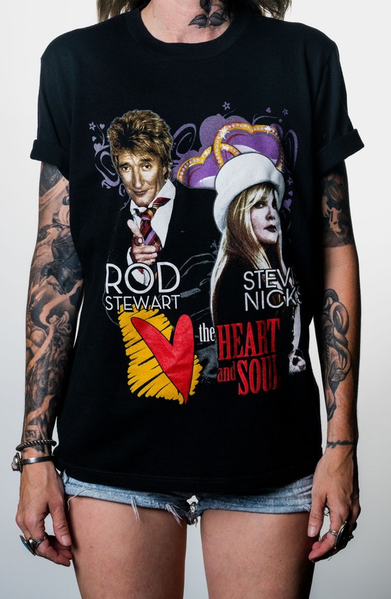 Stevie Nicks And Rod Stewart Tour Shirt