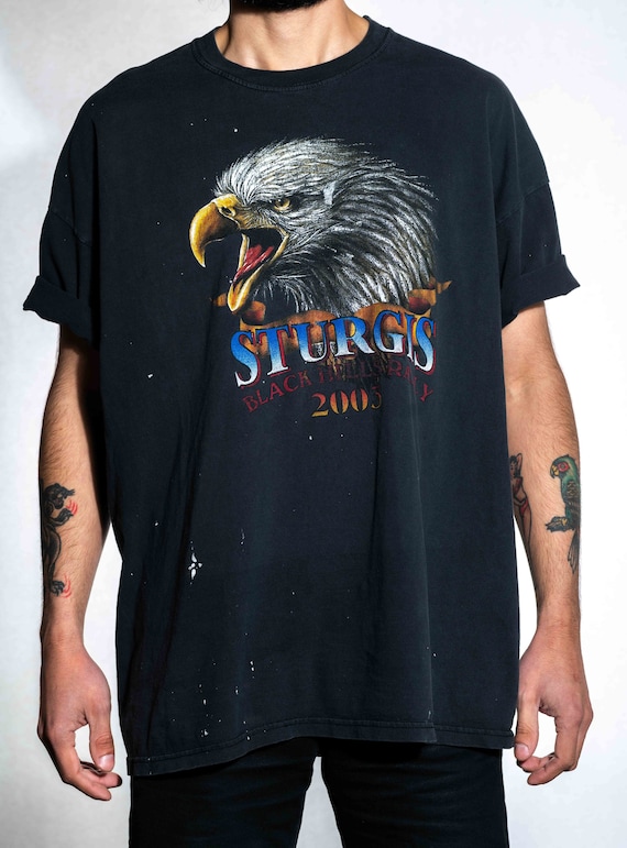 Vintage Sturgis Eagle and Wolf Shirt