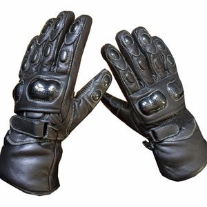 Winter Motorcycle Gloves Waterproof Motorbike Windproof THERMAL Leather