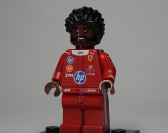 Kundenspezifisches Farrari F1 Minifigur - UV gedrucktes Formel-1-Sammlerstück