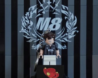 Custom LEGO Minifigur Marteen Gentle Mates Schlüsselanhänger Valorant Esports Geschenk M8 Fan Duellant Geburtstagsgeschenk