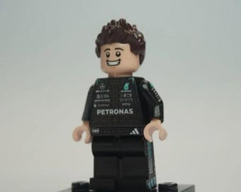 Kimi Antonelli Mercedes F1 Custom Minifigur - UV gedruckt, handgefertigt Sammlerstück Fan Geschenk