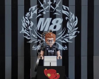 Custom LEGO Minifigur Minny Gentle Mates Schlüsselanhänger Valorant Esports Geschenk M8 Fan veteran Geburtstagsgeschenk