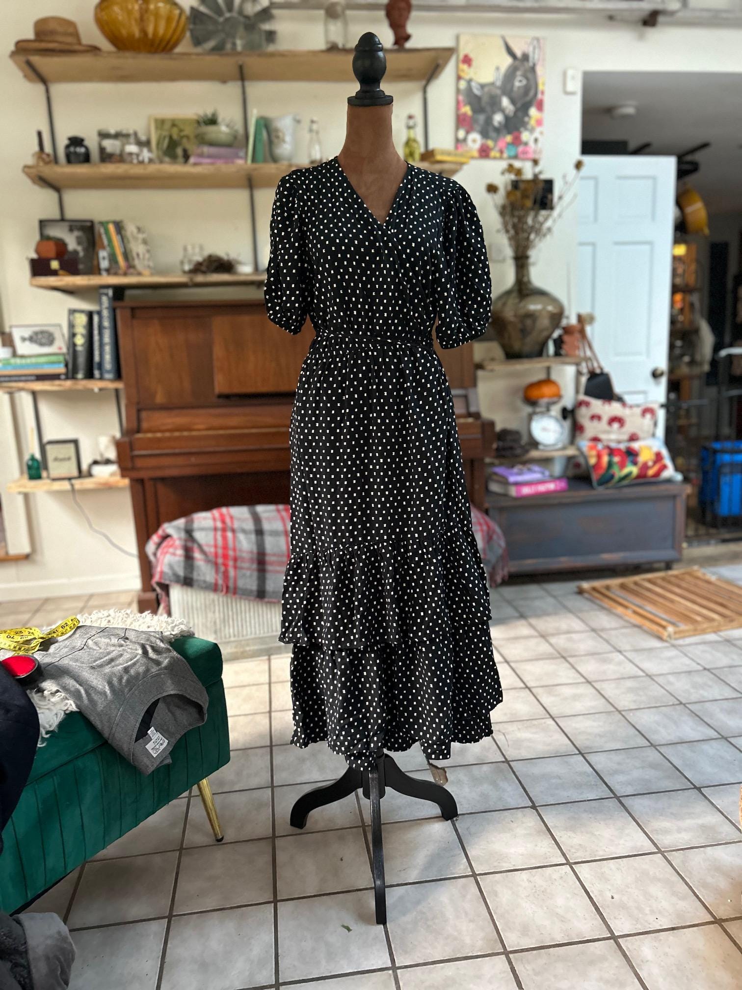 Robe imprimé floral vert pop femme