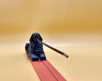 Sphinx Räucherstäbchenhalter - ägyptische Statuendekor - mystische Altar Versorgung - Geschenk für Mythologie-Liebhaber - 3D gedruckte Wohnkultur