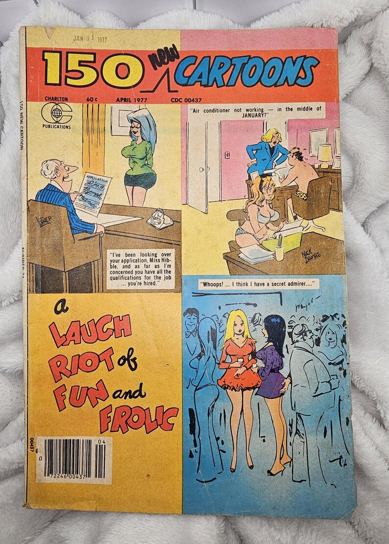 Vintage 150 New Cartoons Magazine (1977) Vol. 16 No. 74