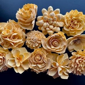 Sola Wood Lose Flowers   Yellow