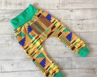 Baby Pants, Harem Pants, Baby Joggers, Cotton Pants, African Print