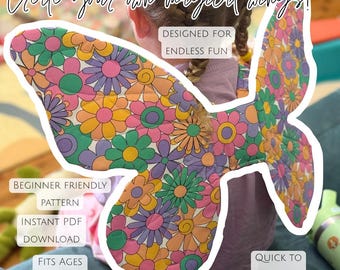 Children's Fabric Play Wings Sewing Pattern