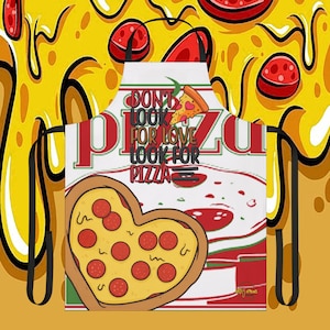 Custom Apron, AOP apron, one-of-a-kind apron, Pizza making apron, homemade pizza, culinary pizza wear, pizza chef,   pizza party, pizza love