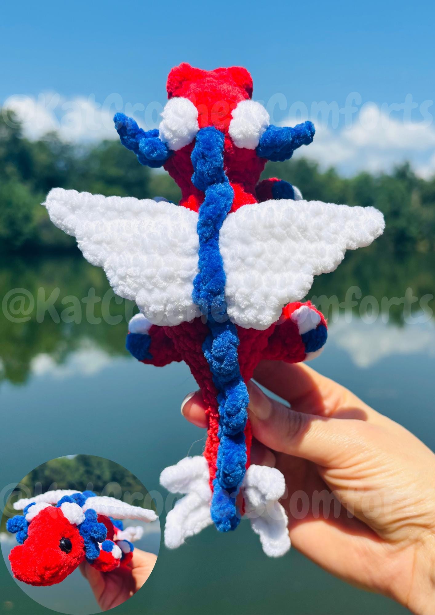 Iha Rookie F Pattern Dragon | Low Sew | Crochet Pattern | Beginner Friendly - Etsy