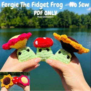 Frog | No Sew | Pop | Fidget | Beginner Friendly | Crochet Pattern