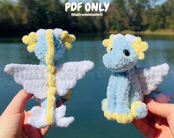 Dragon | Low Sew | Crochet Pattern | Beginner Friendly