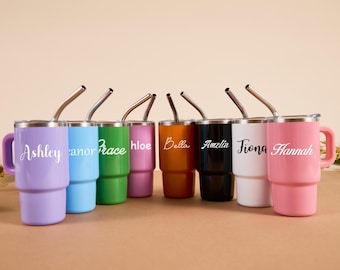 Personalized Mini Stanley Mug, Bridesmaid Gifts, Custom Stainless Steel Shot Glass, Stanley Tumbler, Bridesmaid Tumbler, Wedding Gifts