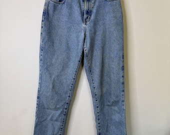 Vaqueros vintage CALVIN KLEIN de los años 90 con lavado medio y pierna recta para mujer, talla 30