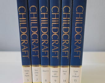 1949 Childcraft Anthology - Vintage Illustrated Kid's Book, Volume