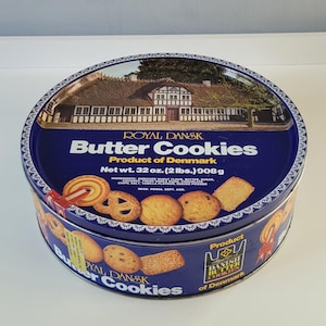 Vintage Royal Dansk Danish Butter Cookie Tin (Empty)