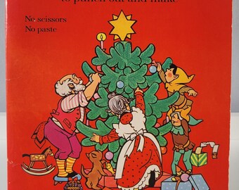 Vintage 1980 Christmas Craft Book: Toys, Ornaments, Decorations (Softcover)