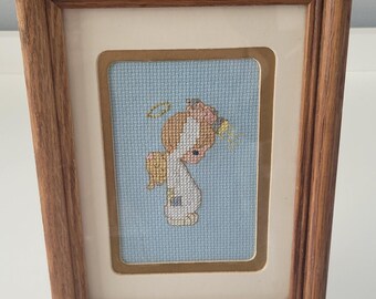 Precious Moments Cross Stitch - Angel with Flashlight