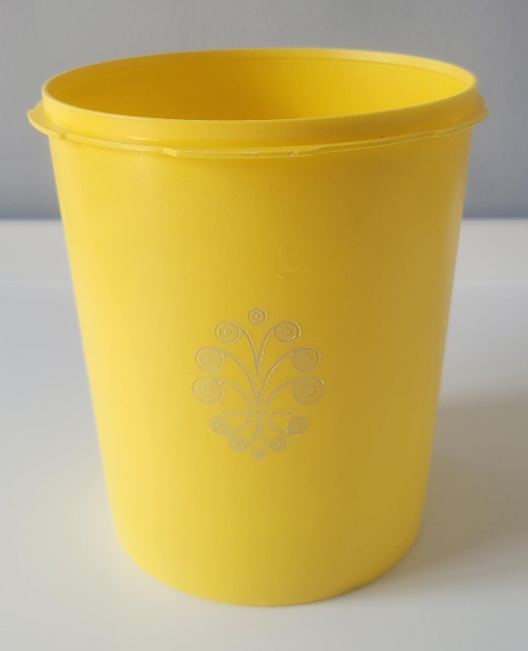 Tupperware Limon Tupperware Lemon Yellow Servalier Canister - No Lid - Etsy