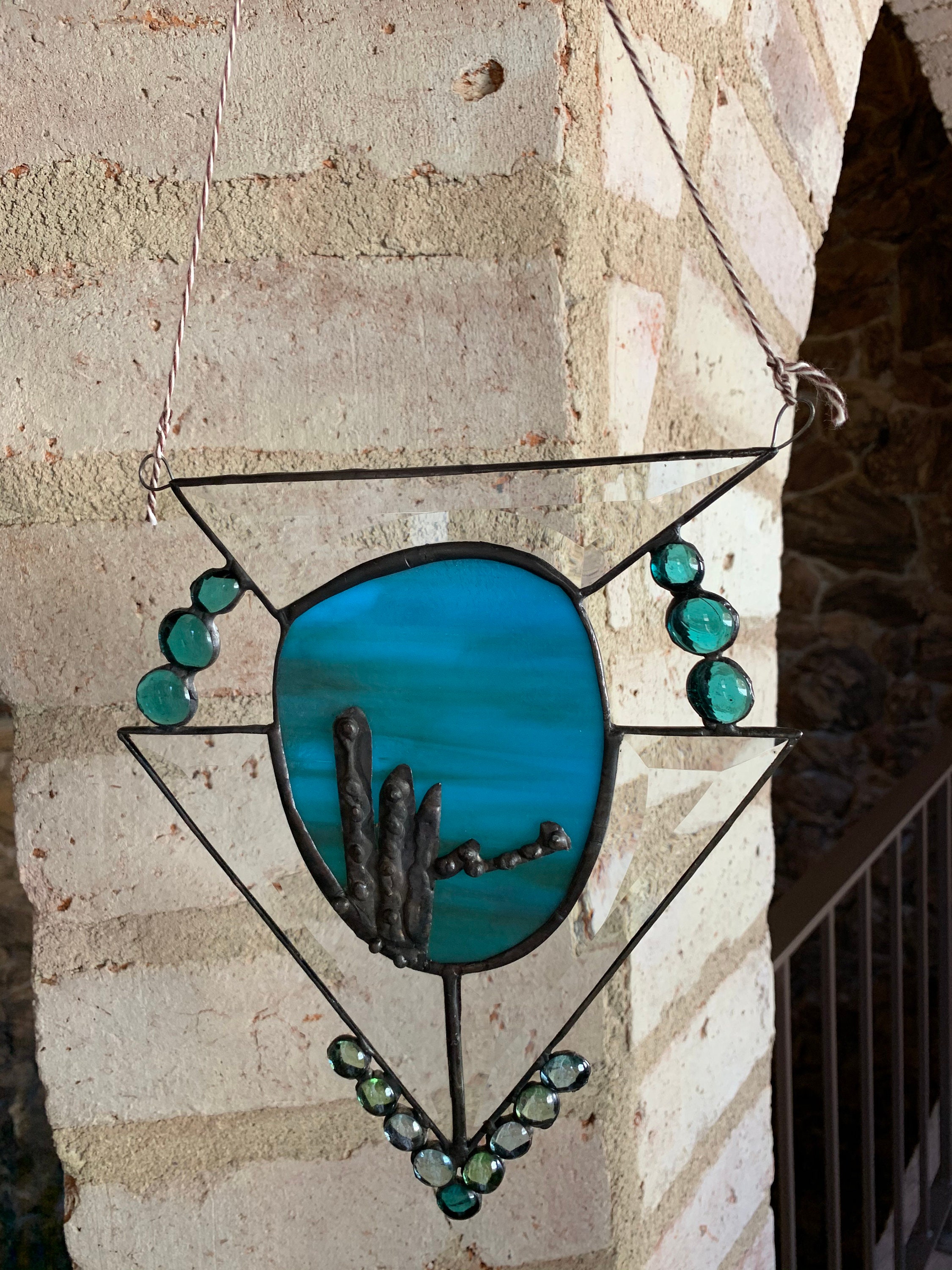 Tucson SunRise Stained Glass Suncatcher Etsy