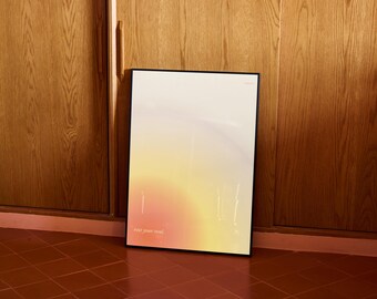 Póster "Descansa tu alma". 45 x 60 cm. Descarga digital.