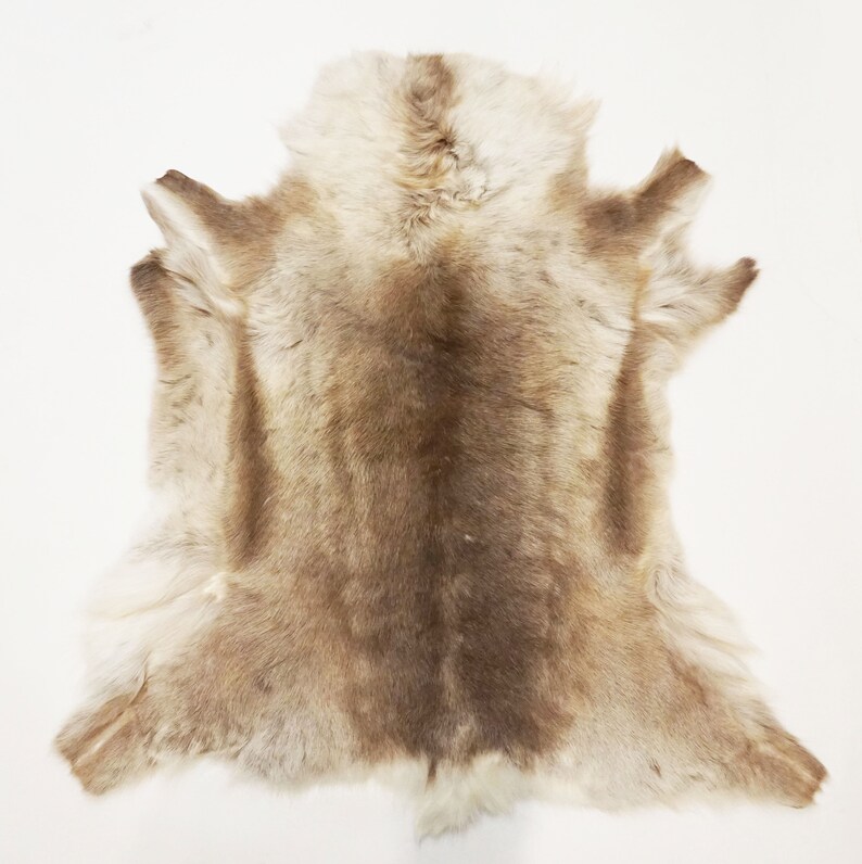 Norwegian Reindeer Fur Throw Natural Reindeer Caribou Real Etsy